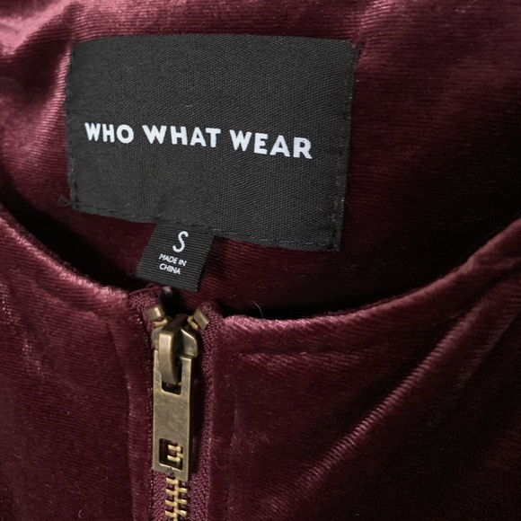 Who What Wear Velvet Jacket - Picture 9 of 11